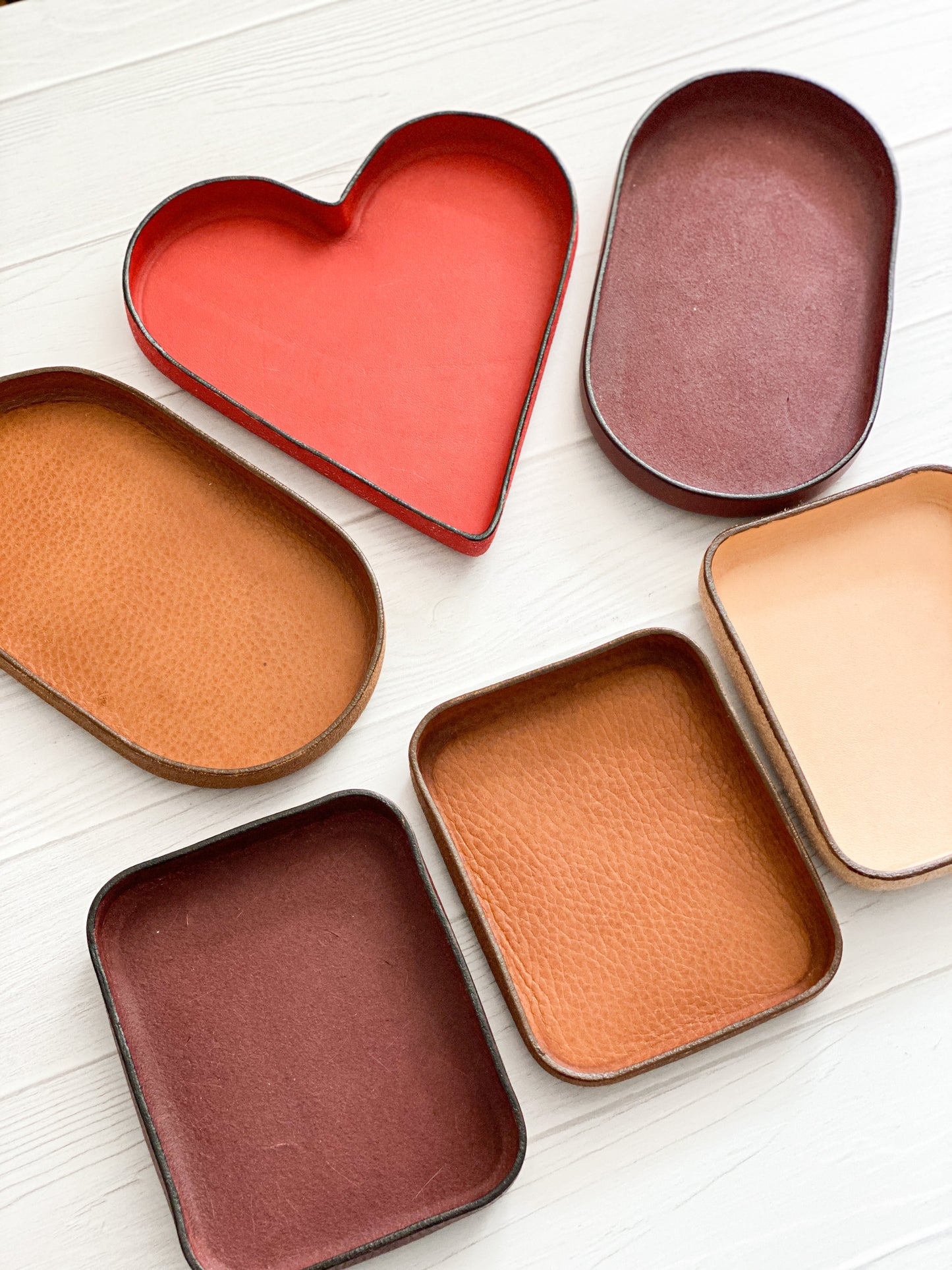 LuxeLeather Trays