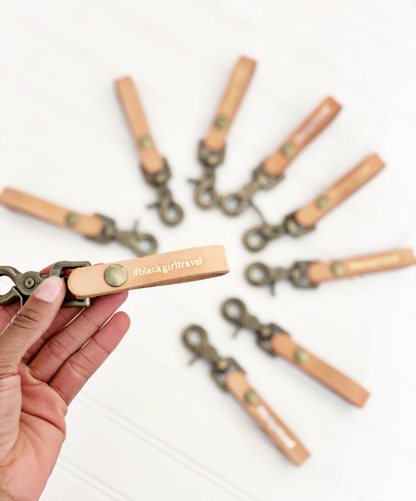 Genuine Leather Keychains