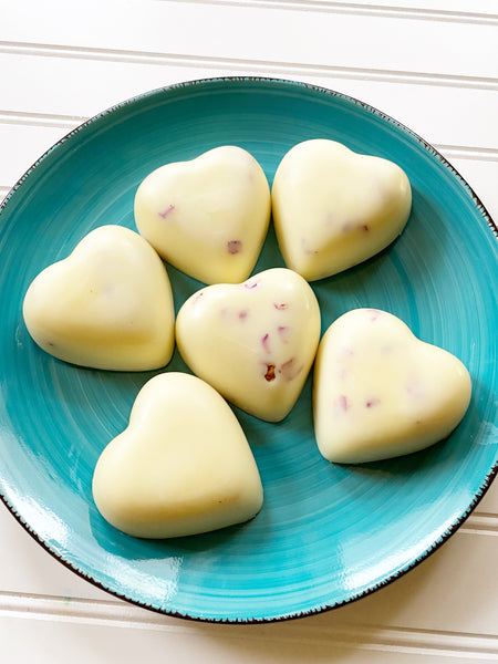 Cocoa Butter Heart Lotion Bars